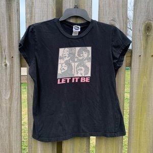 The Beatles Let it Be Shirt Fitted Size L